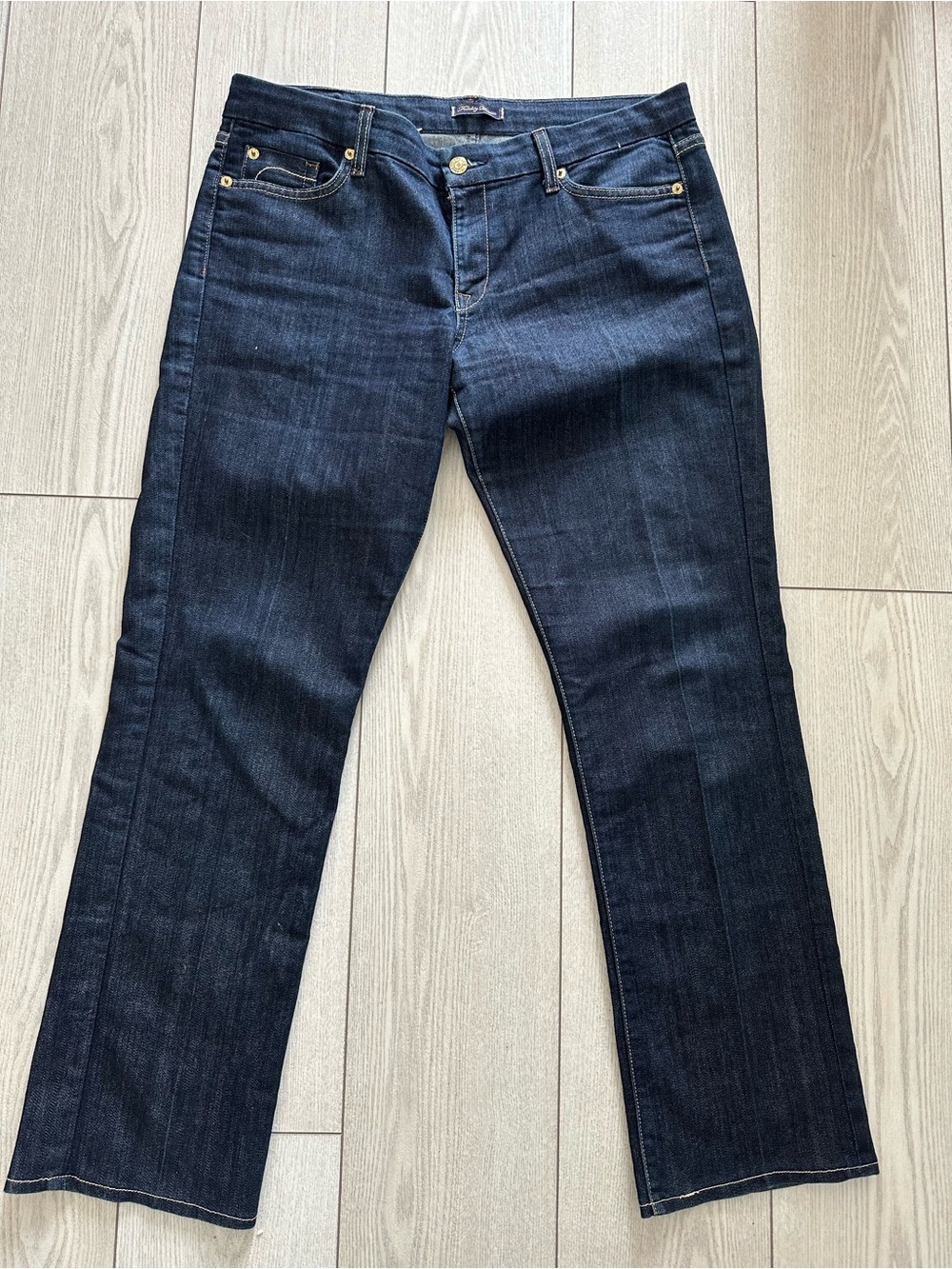 Fidelity Denim Straight Leg Jeans in Dark Indigo